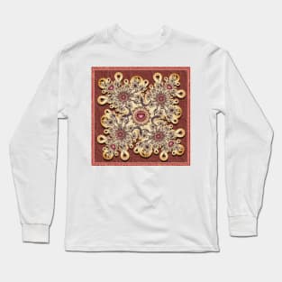 Fractal heart valentine design Long Sleeve T-Shirt